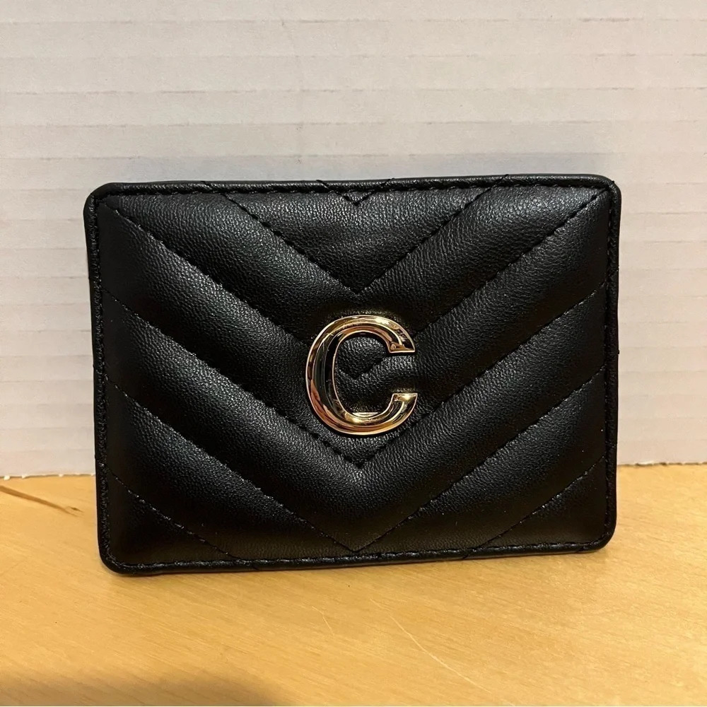 Primark Faux Leather Initial C Slim ID/Credit Card Holder